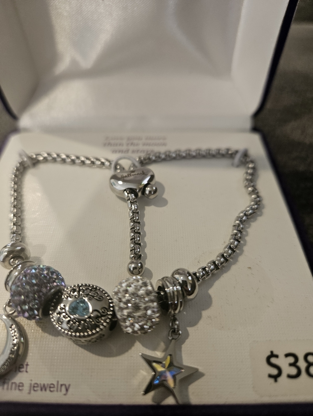 Hallmark stainless steel bracelet “love you more……than the moon and stars” - Picture 4 of 5